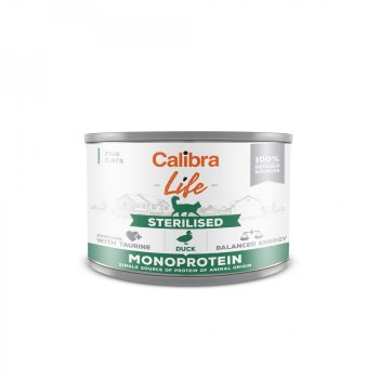 Calibra Cat Life Sterilised Duck 200g