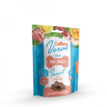 Calibra Dog Verve Crunchy Snack Insect&Fresh Lamb 150g