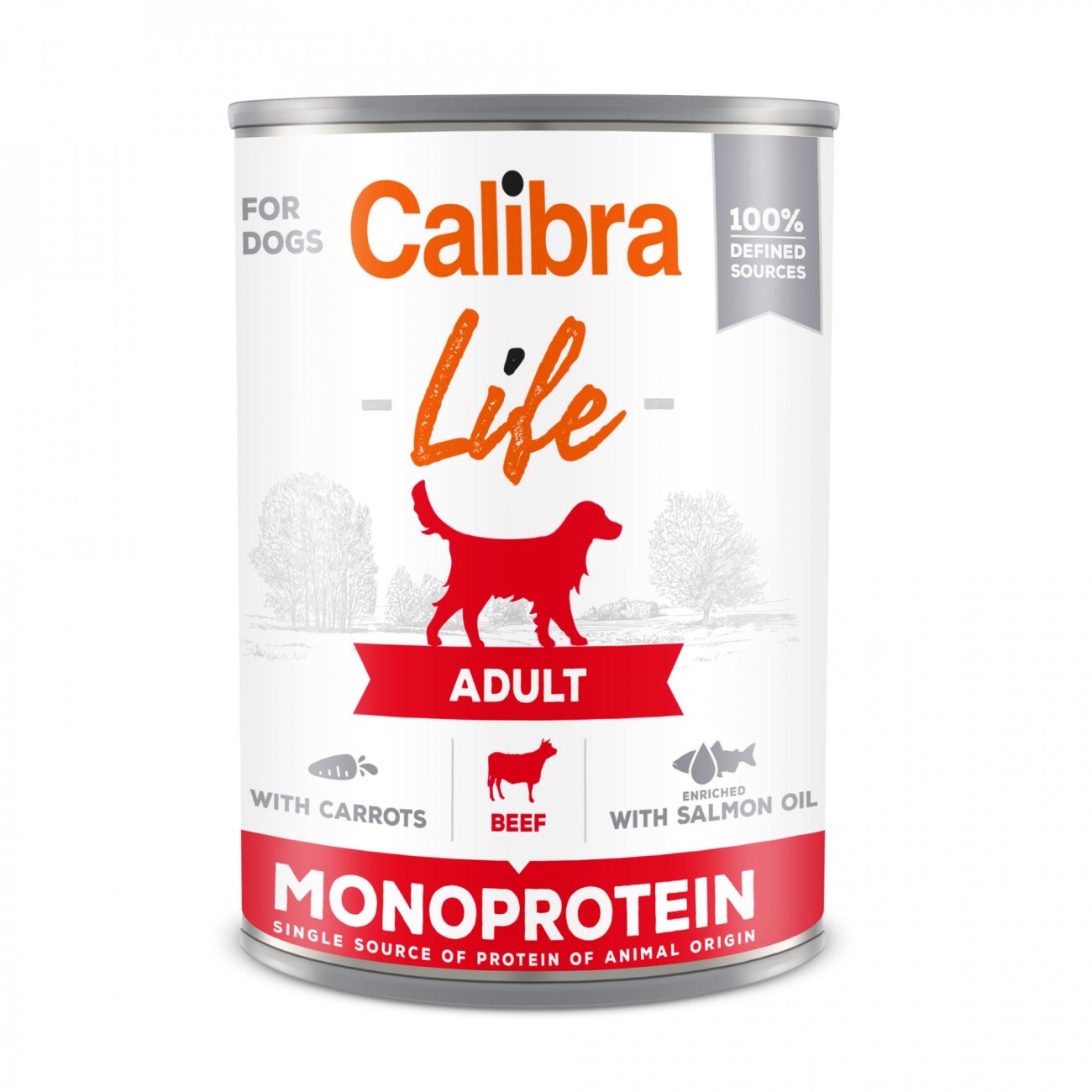 Calibra Dog Life  Adult Beef with carrots 400g
