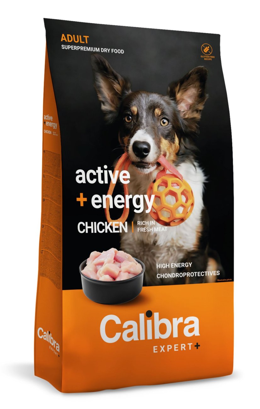 Calibra Dog EXPERT+ Adult Active & Energy Chicken 12kg