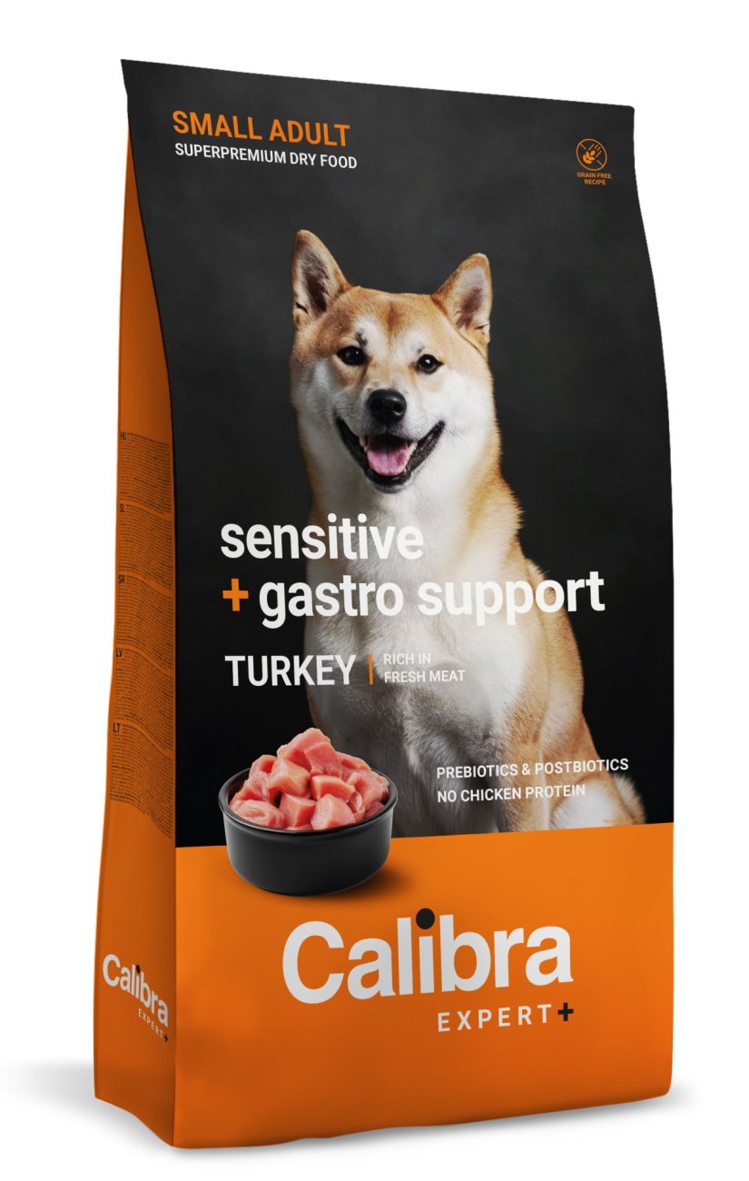 Calibra Dog EXPERT+ Adult Small Sensitive & Gastro Support 6kg