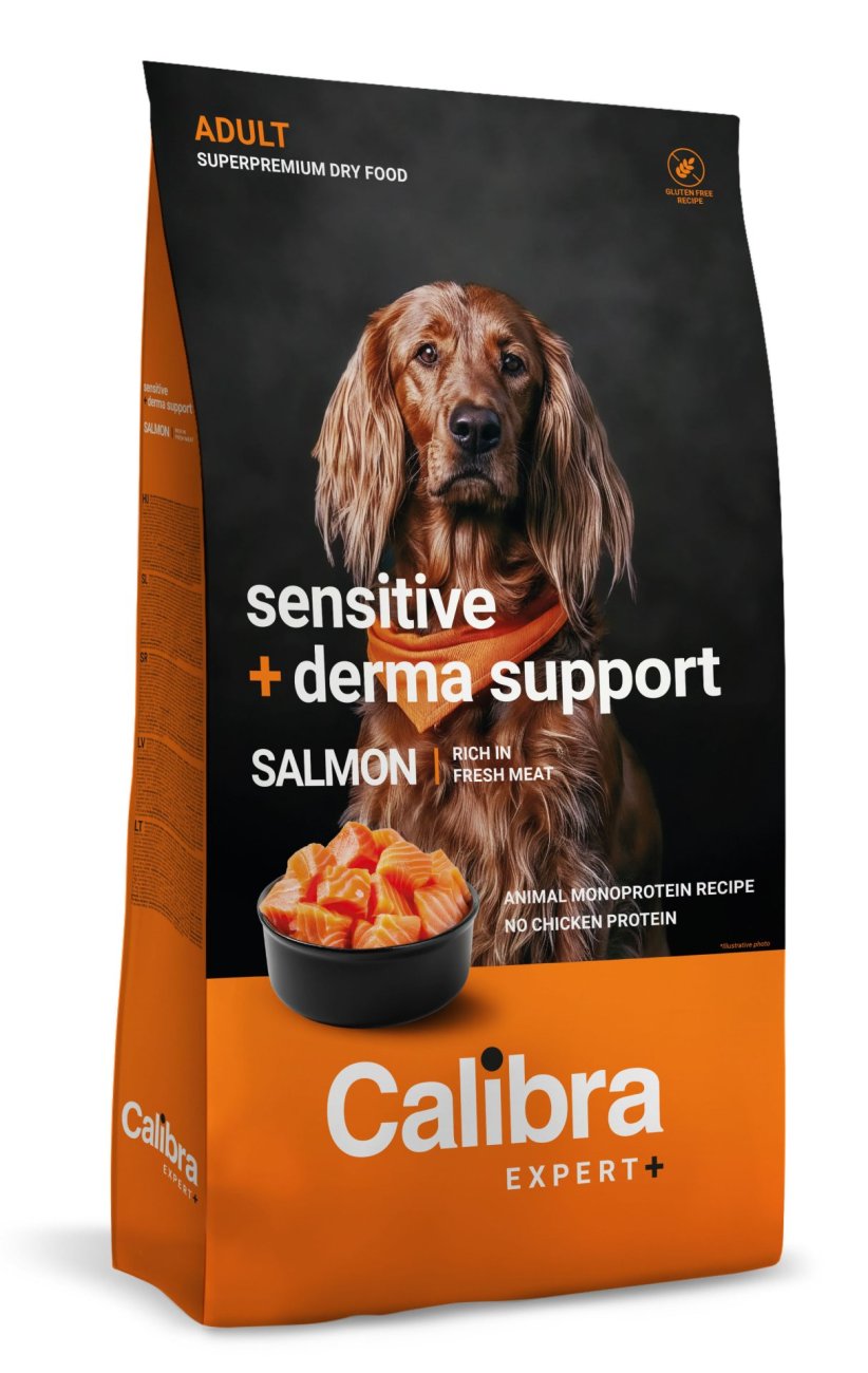 Calibra Dog EXPERT+ Adult Sensitive & Derma Support 12kg